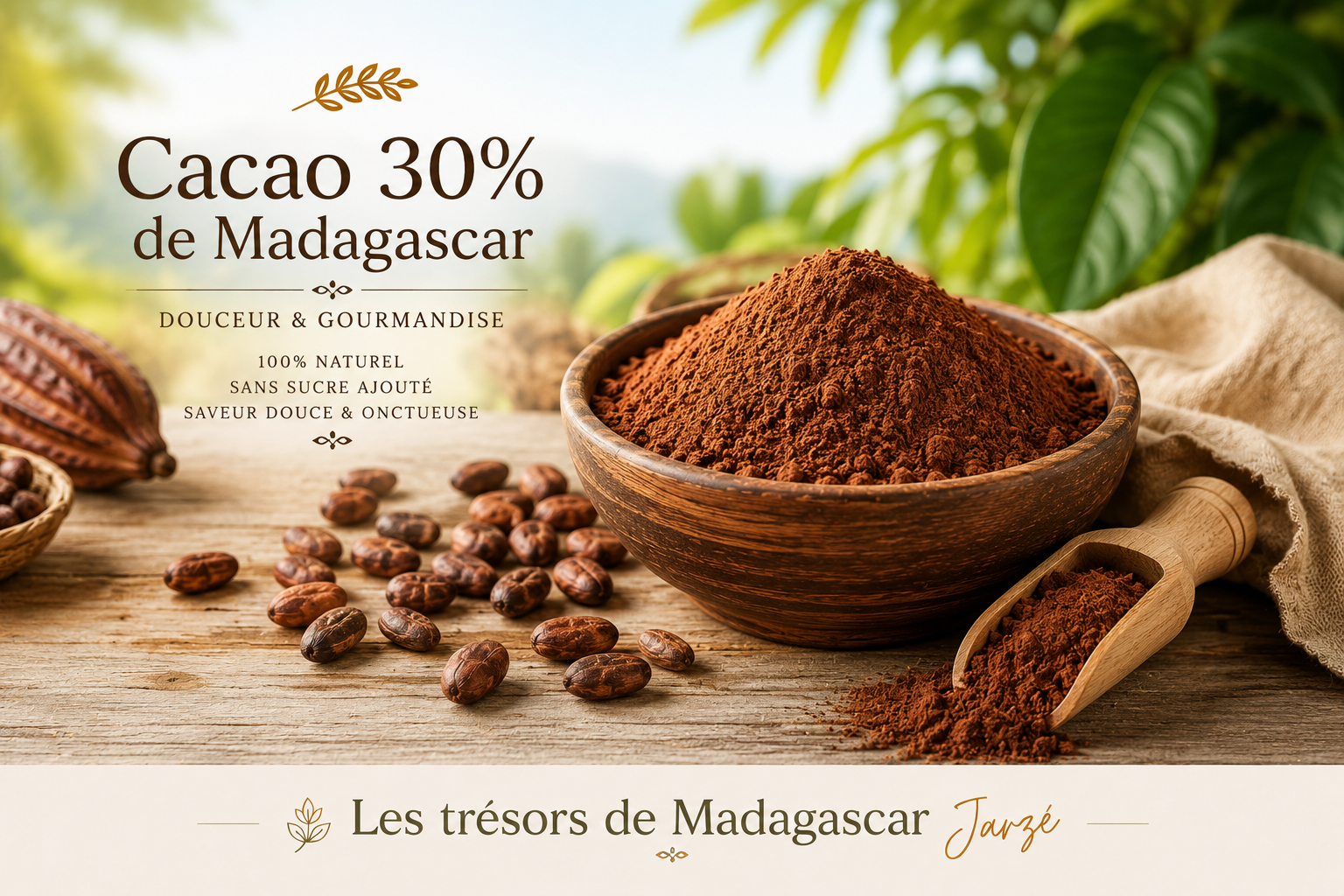 Poudre Cacao 30 %